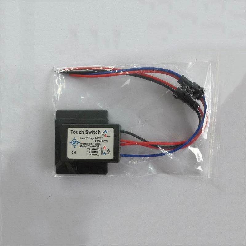 Taidacent Touch Sensor Switch for Bathroom Mirror LED Light Capacitive Touch Light Switch 12V24V Bathroom Smart Glass Capacitance Sensor Module - Image 2